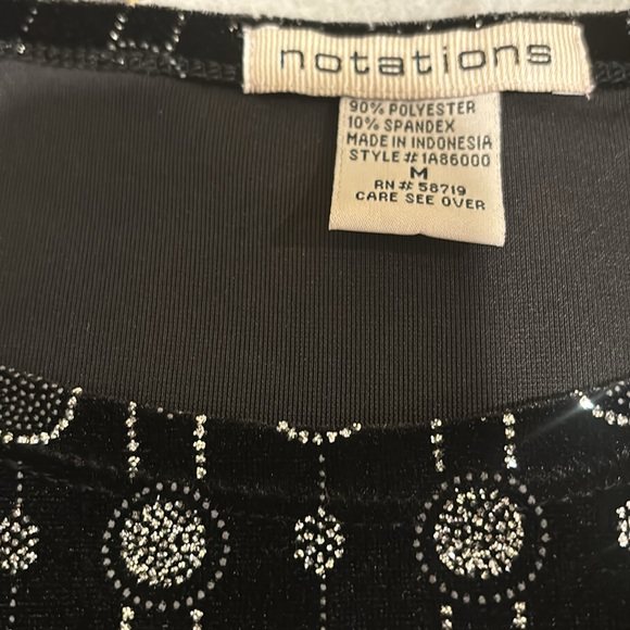 Notations Blouse - Picture 2 of 6